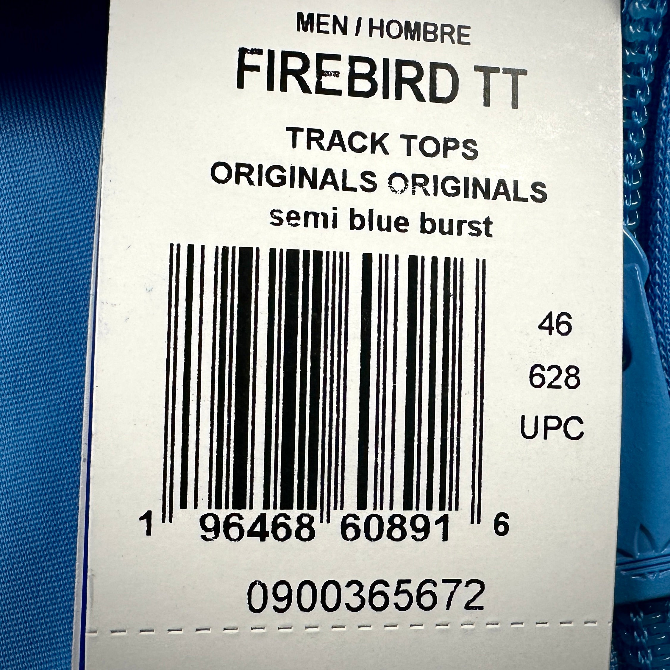 New! Adidas Firebird Track Jacket Men’s Sz. S Blue Burst Trefoil Vintage NWT