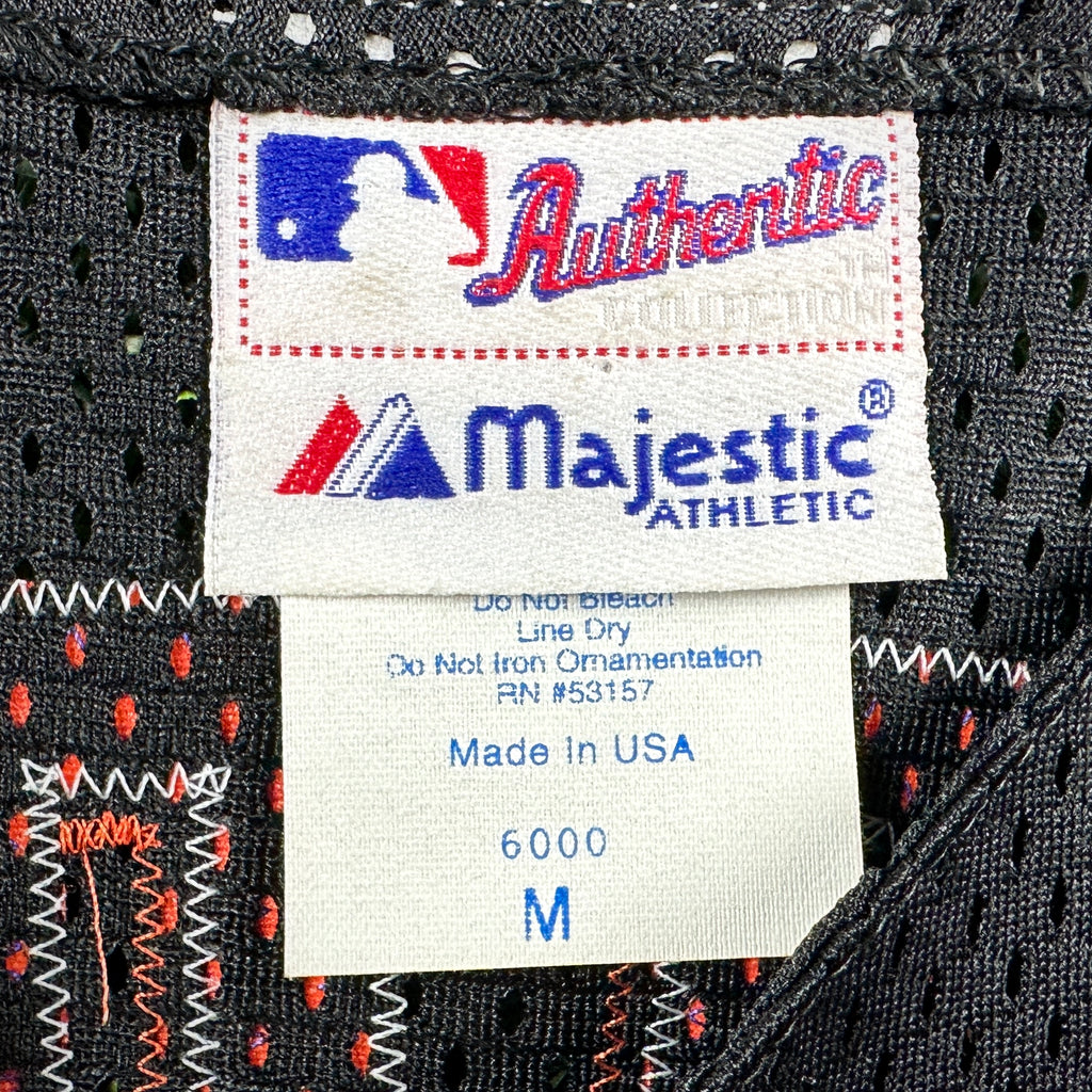 2000 Majestic MLB Jersey New York Mets Garth Brooks Black Sz. M Vintage