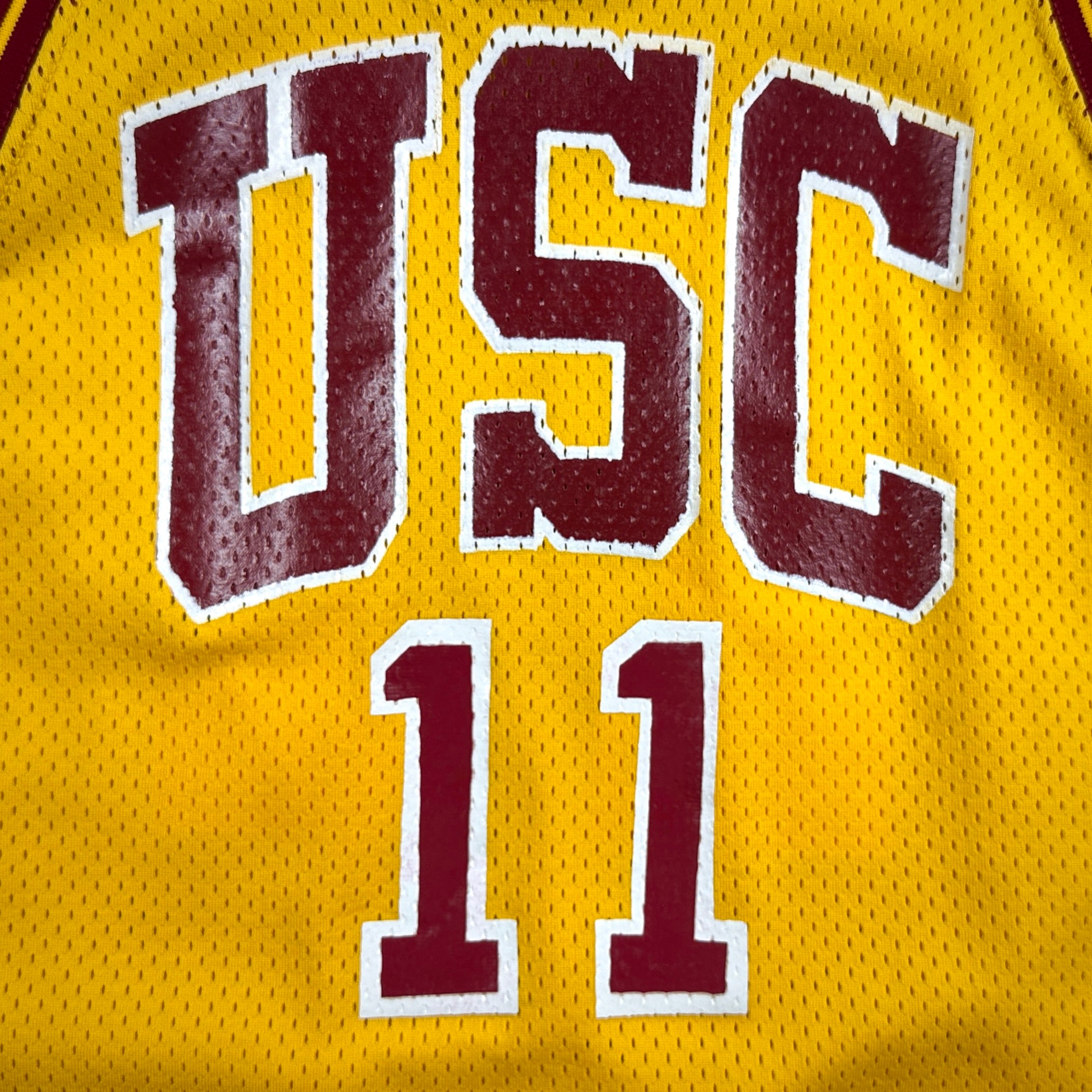1981 Sand Knit NCAA Pro Model Jersey USC Trojans Dwight Anderson Sz. 42 Vintage