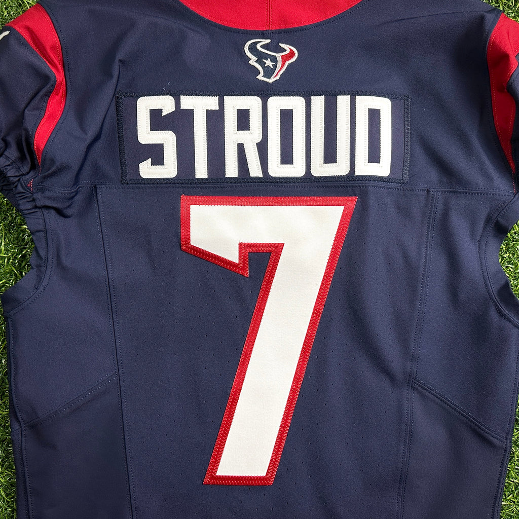 2023 Nike NFL Team Issued Game Jersey Blue Houston Texans CJ Stroud Rookie Sz. 40 COA