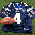 New! 2004 Reebok NFL Authentic Jersey New England Patriots Adam Vinatieri Sz. 52