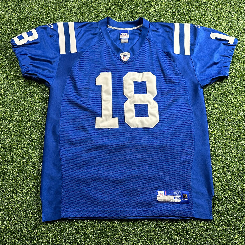 2005 Reebok NFL Authentic Jersey Indianapolis Colts Peyton Manning Sz. 50 Vintage