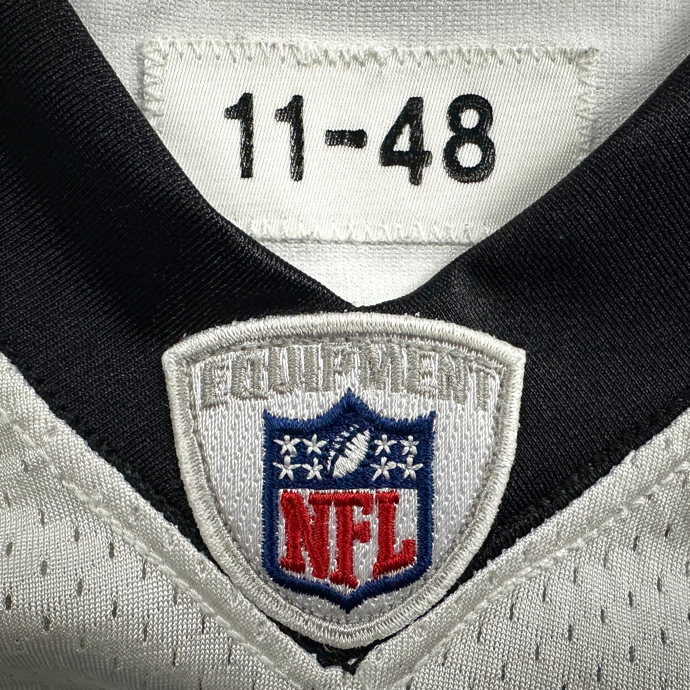 2011 Reebok NFL Game Used Worn Jersey Carolina Panthers Richard Marshall Sz. 48