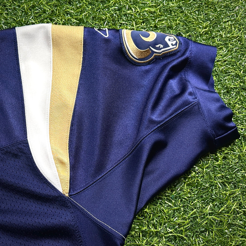 2004 Reebok NFL Authentic Jersey St. Louis Rams Marshall Faulk Sz 52 Vintage HOF