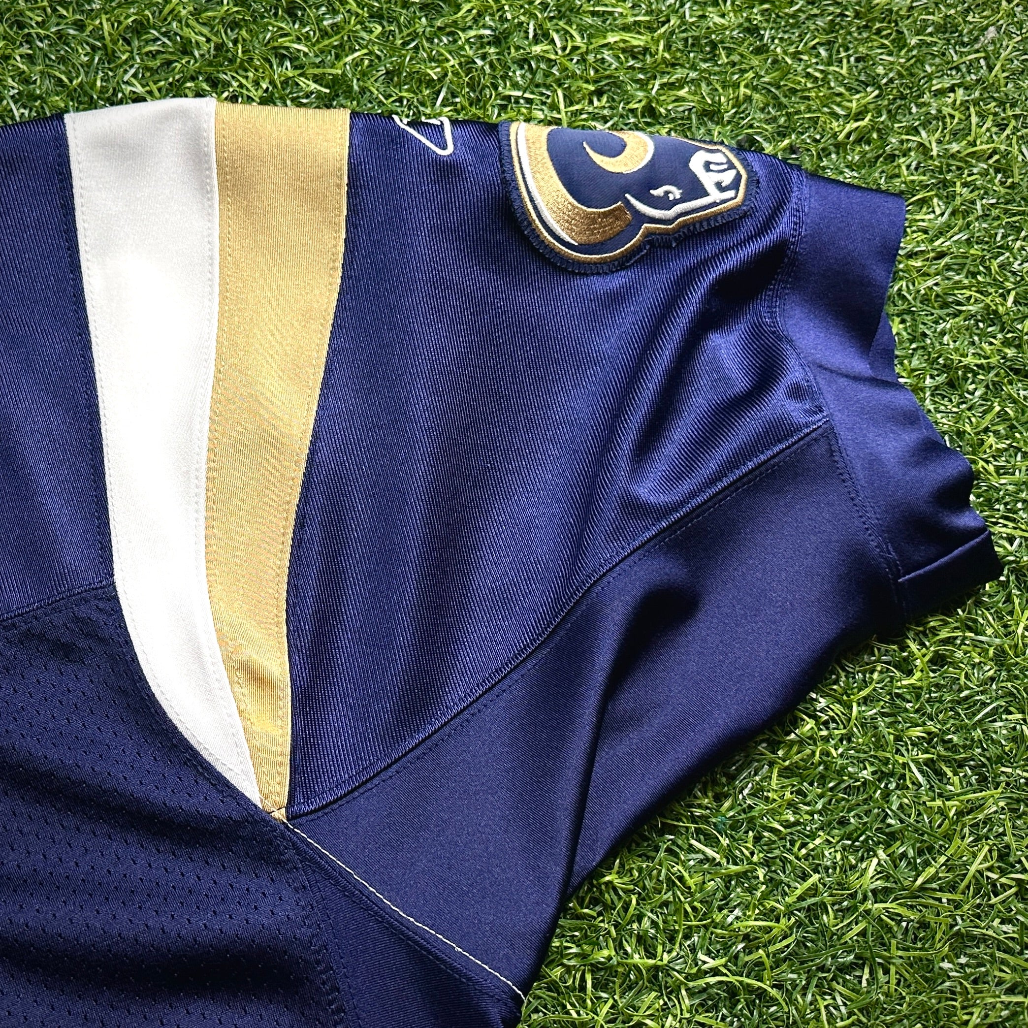 2004 Reebok NFL Authentic Jersey St. Louis Rams Marshall Faulk Sz 52 Vintage HOF