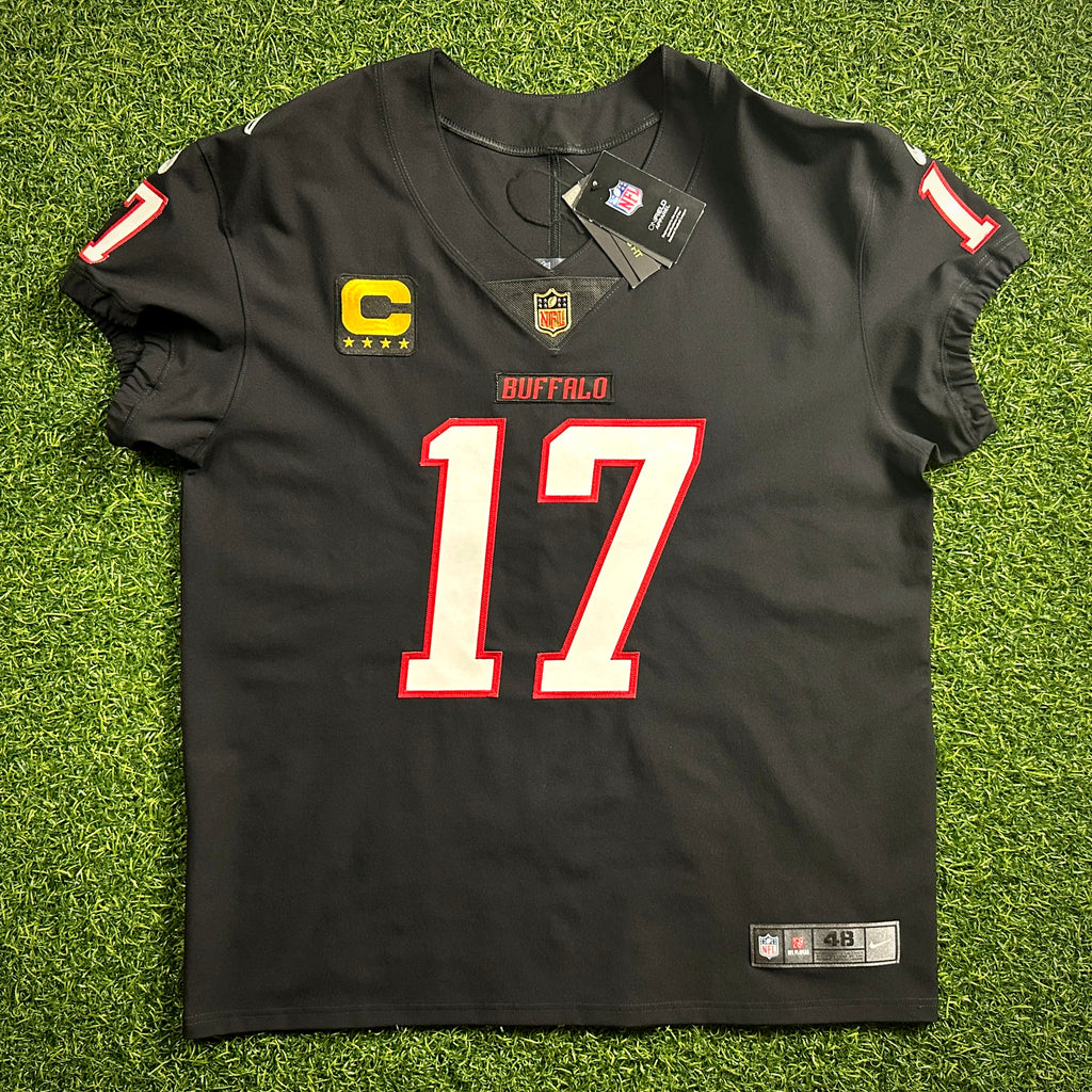 New! Nike NFL X NHL Vapor Elite Authentic Jersey Buffalo Bills Sabres Josh Allen Sz. 48