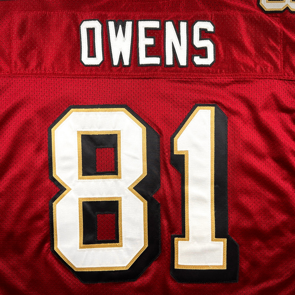 2002 Reebok NFL Authentic Jersey San Francisco 49ers Terrell Owens Sz 52 Vintage
