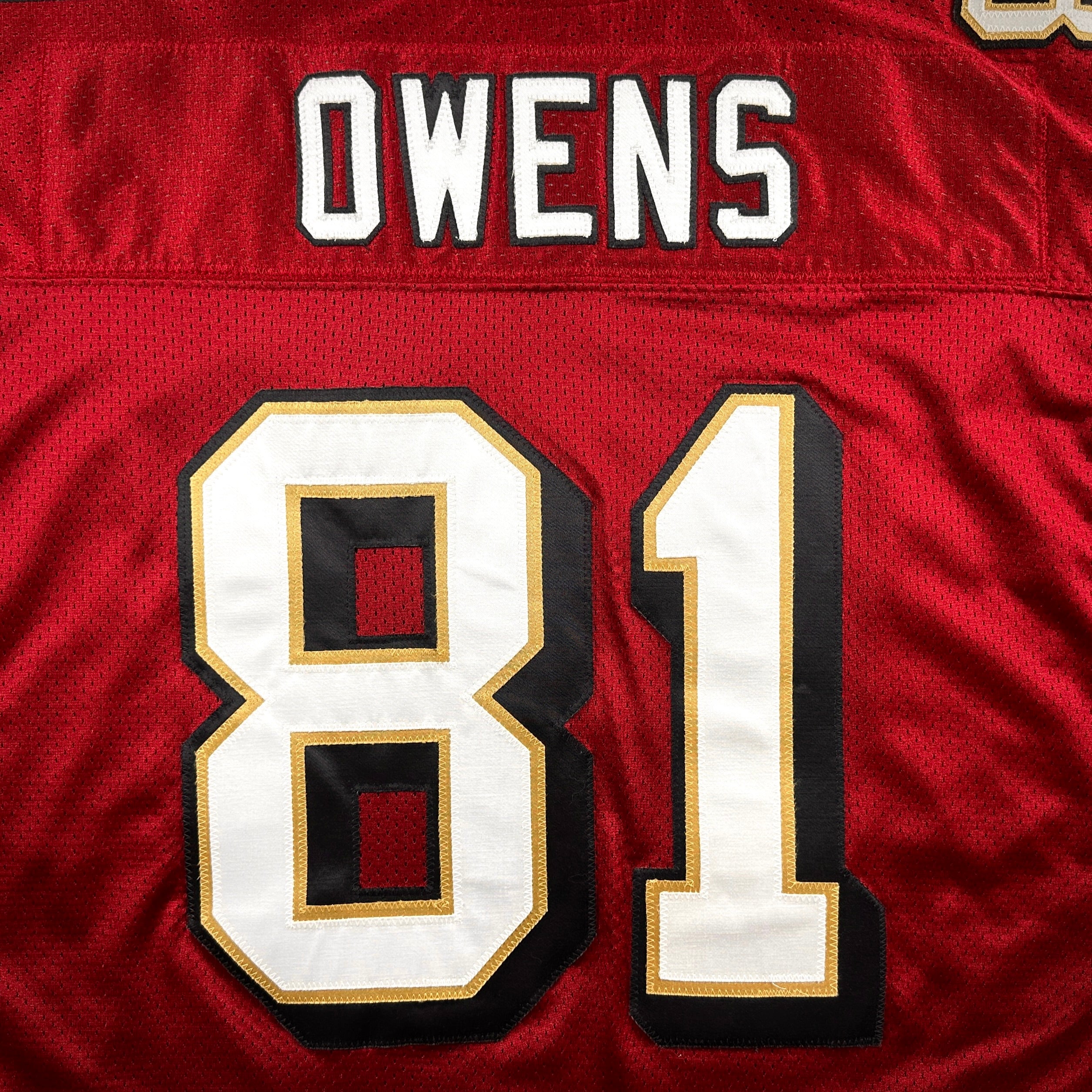 2002 Reebok NFL Authentic Jersey San Francisco 49ers Terrell Owens Sz 52 Vintage