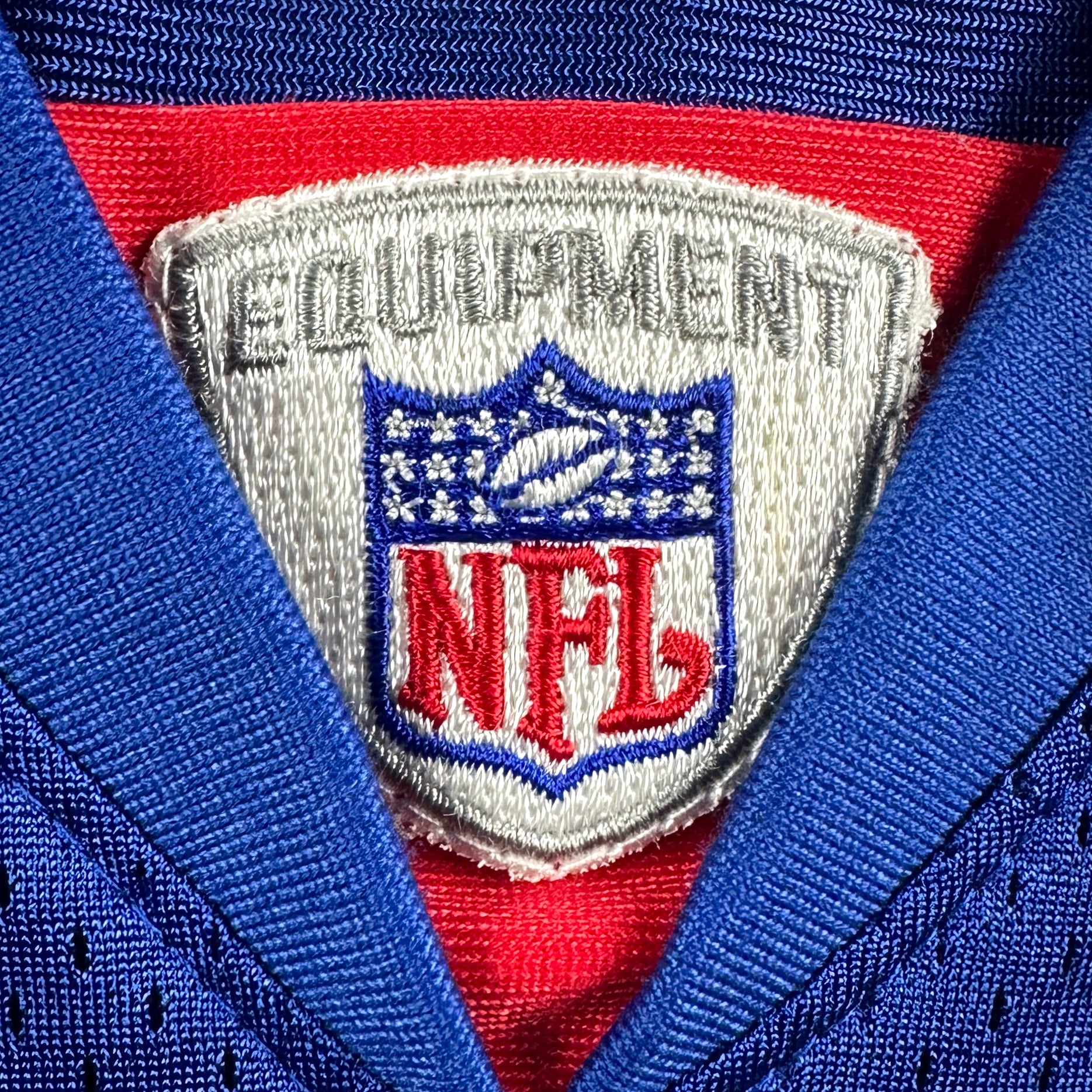 2002 Reebok NFL Authentic Jersey New York Giants Tiki Barber Sz. 52 Vintage