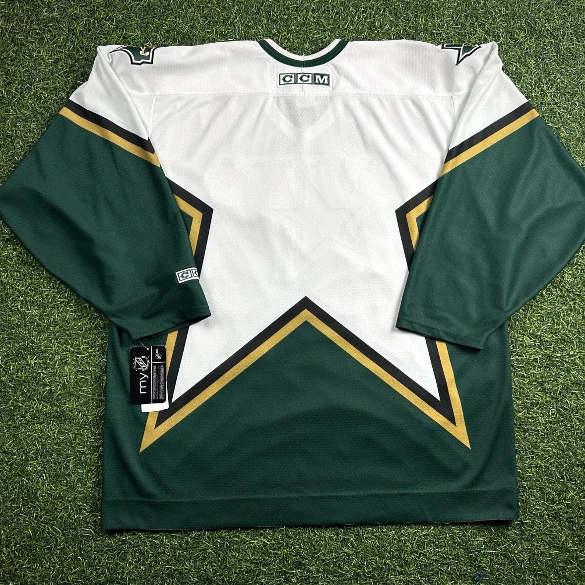 New! 2005/06 CCM NHL Dallas Stars White Away Jersey Sz. XL Vintage NWT