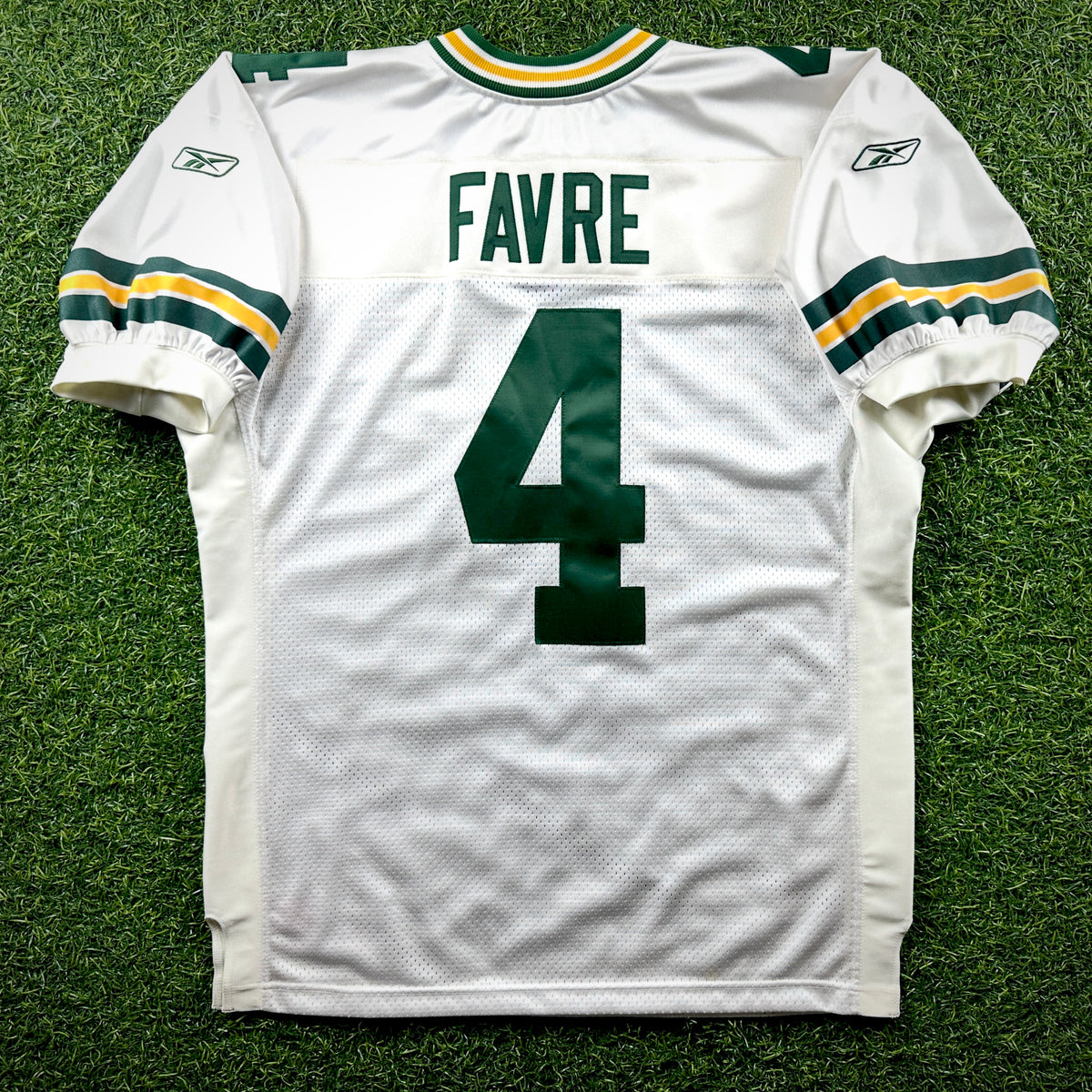 New! 2002 Reebok NFL Authentic Jersey Green Bay Packers Brett Favre Sz. 50 White NWT Vintage
