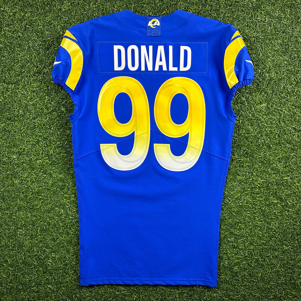 2021 Nike NFL Team Issued Jersey Los Angeles Rams Aaron Donald Crucial Catch 44