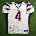 2002 Reebok NFL Authentic Jersey New England Patriots Adam Vinatieri Sz. 54 HOF