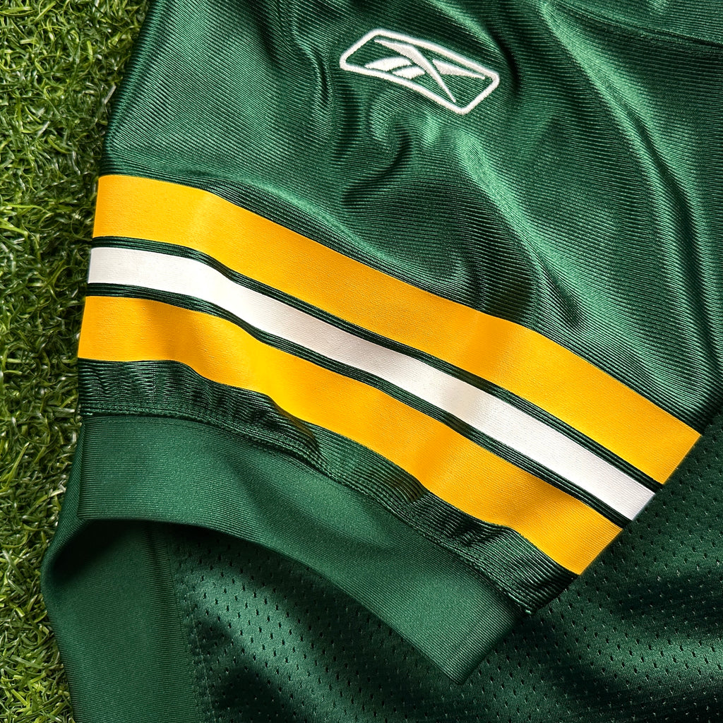 2007 Reebok NFL Authentic Jersey Green Bay Packers Brett Favre Sz. 48 Lambeau Patch