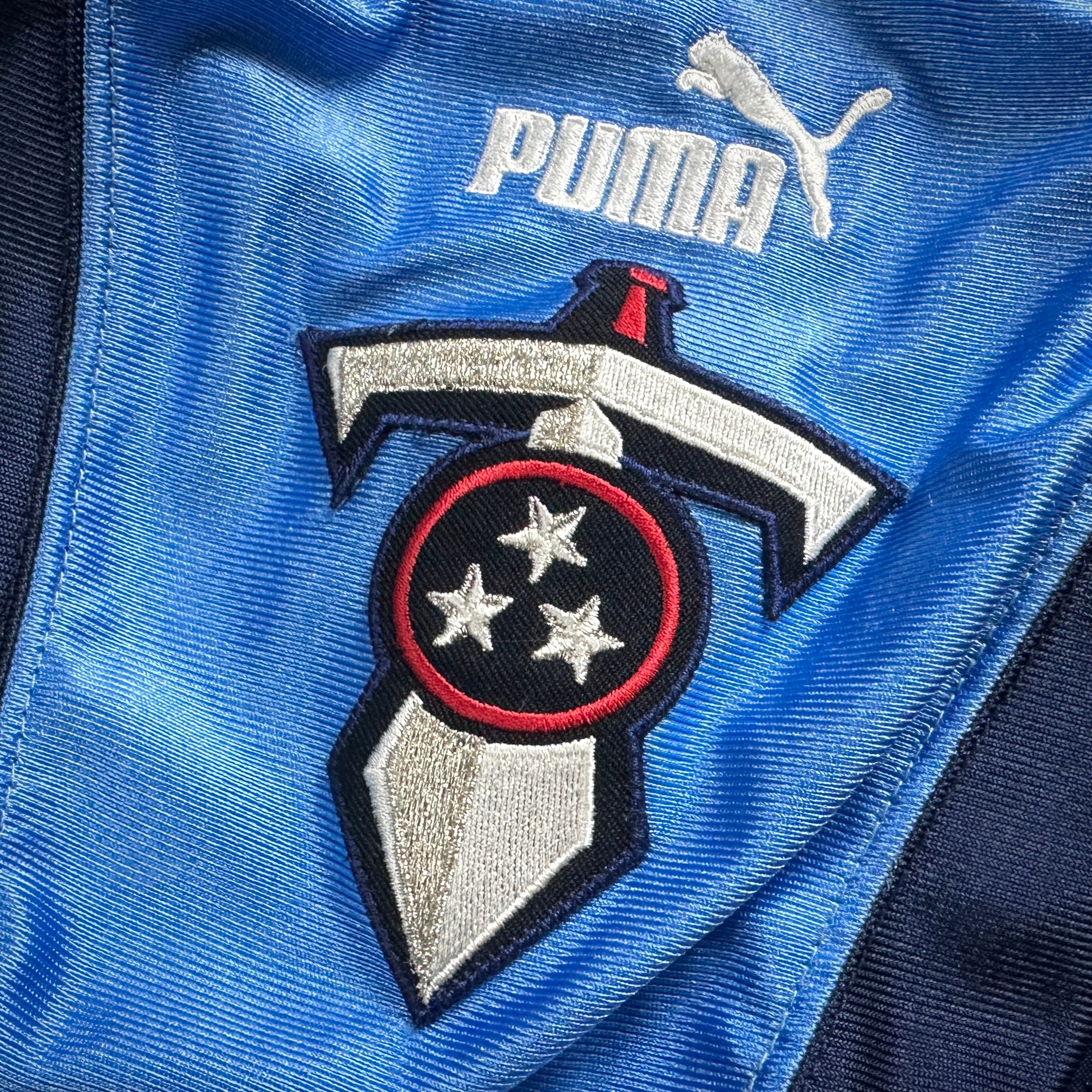1999 Puma NFL Authentic Jersey Tennessee Titans Yancy Thigpen Sz. 46 Berlin WI