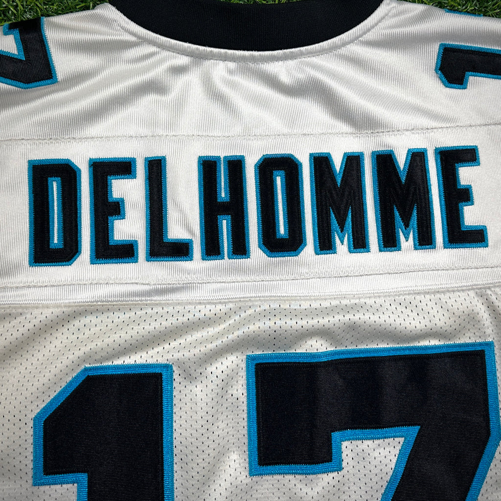 2003 Reebok NFL Authentic Jersey Carolina Panthers Jake Delhomme Sz. 48 Vintage