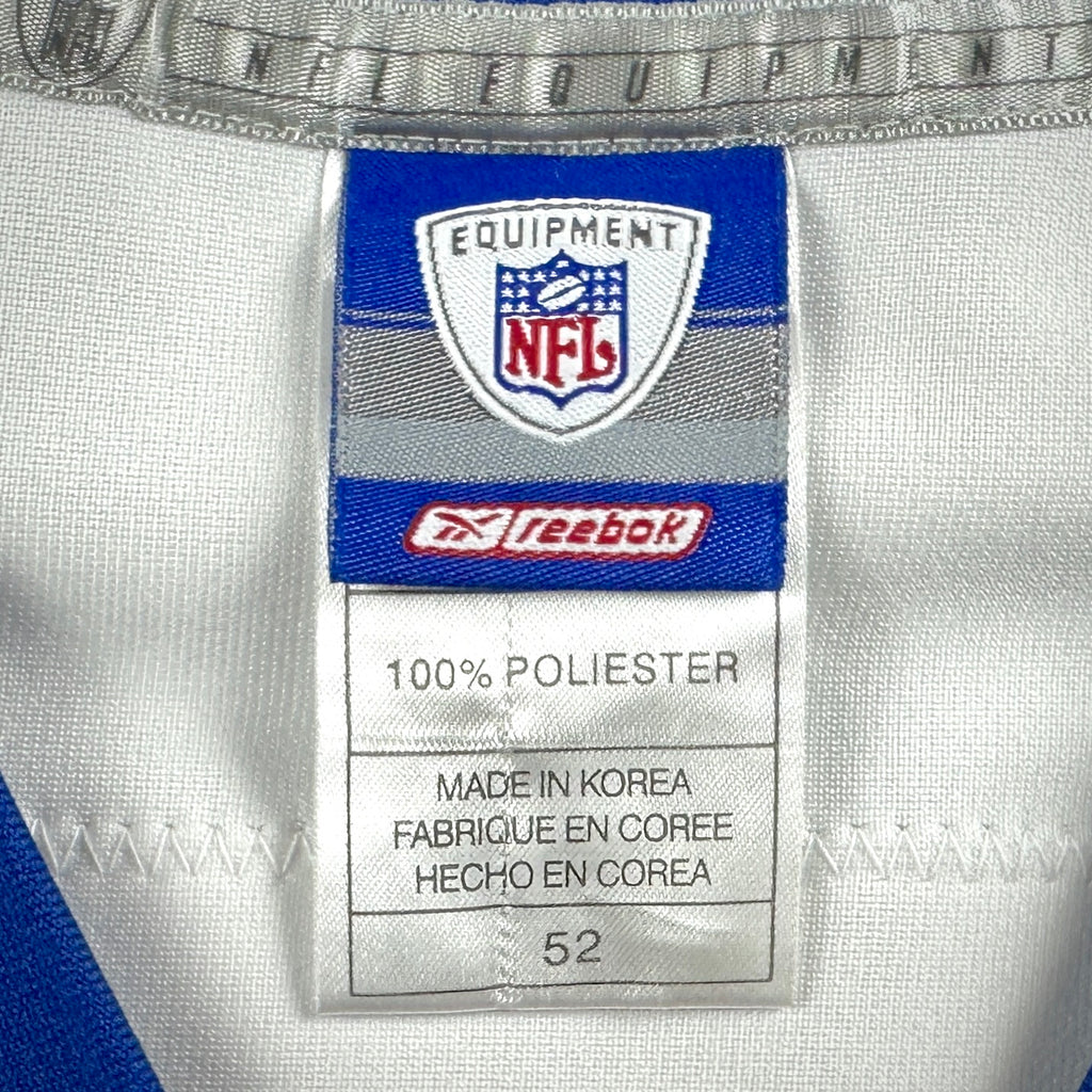 2003 Reebok NFL Authentic Jersey New York Giants Kerry Collins Sz. 52 Vintage