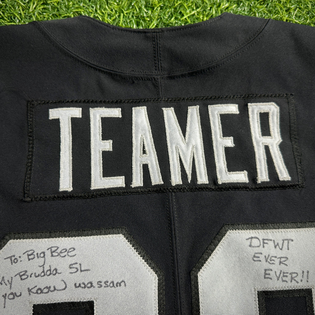 2022 Nike NFL Game Used Worn Jersey Las Vegas Raiders Roderic Teamer Inscribed