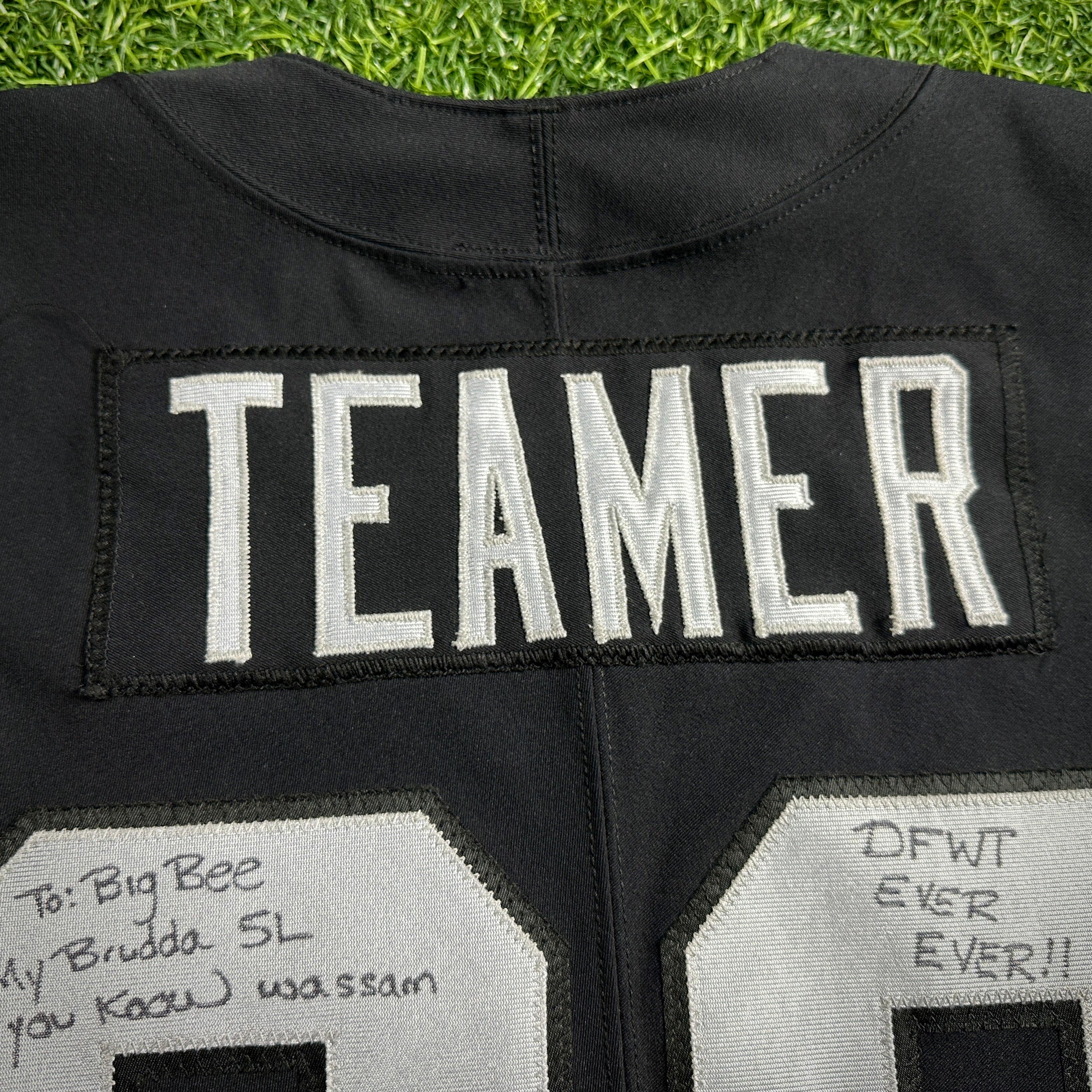 2022 Nike NFL Game Used Worn Jersey Las Vegas Raiders Roderic Teamer Inscribed