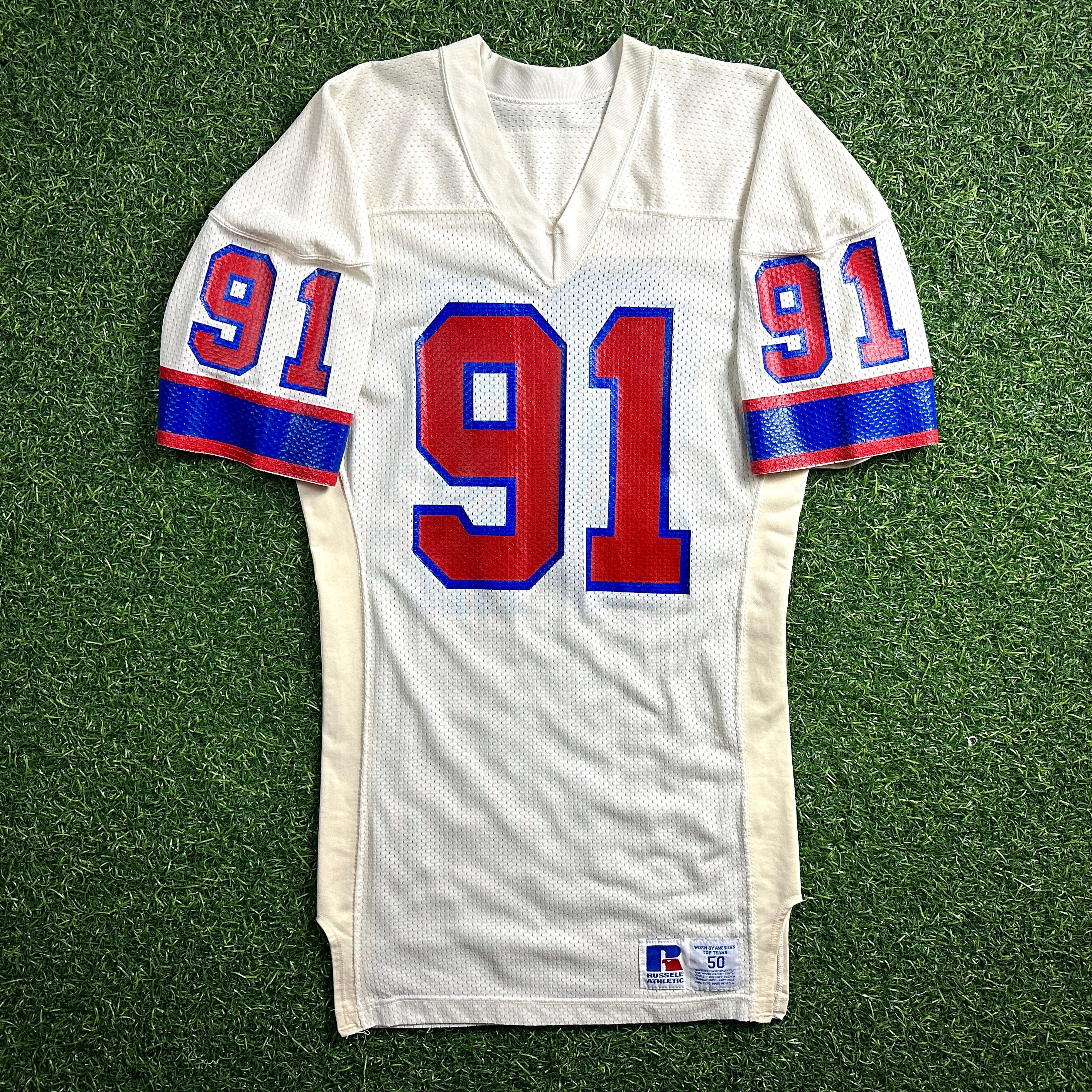 1982 Russell NFL Game-Used Jersey New England Patriots George Crump Sz. 50
