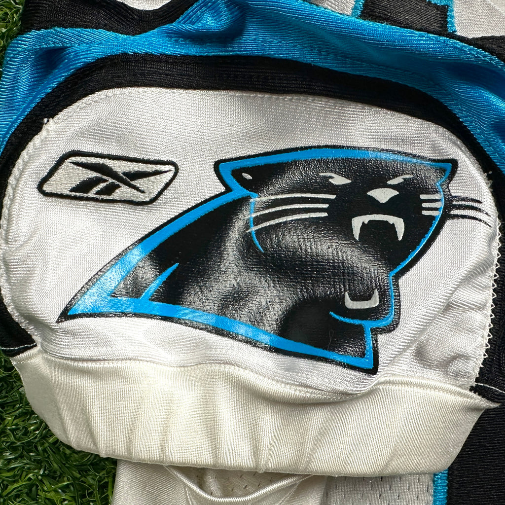 2011 Reebok NFL Game Used Worn Jersey Carolina Panthers Richard Marshall Sz. 48