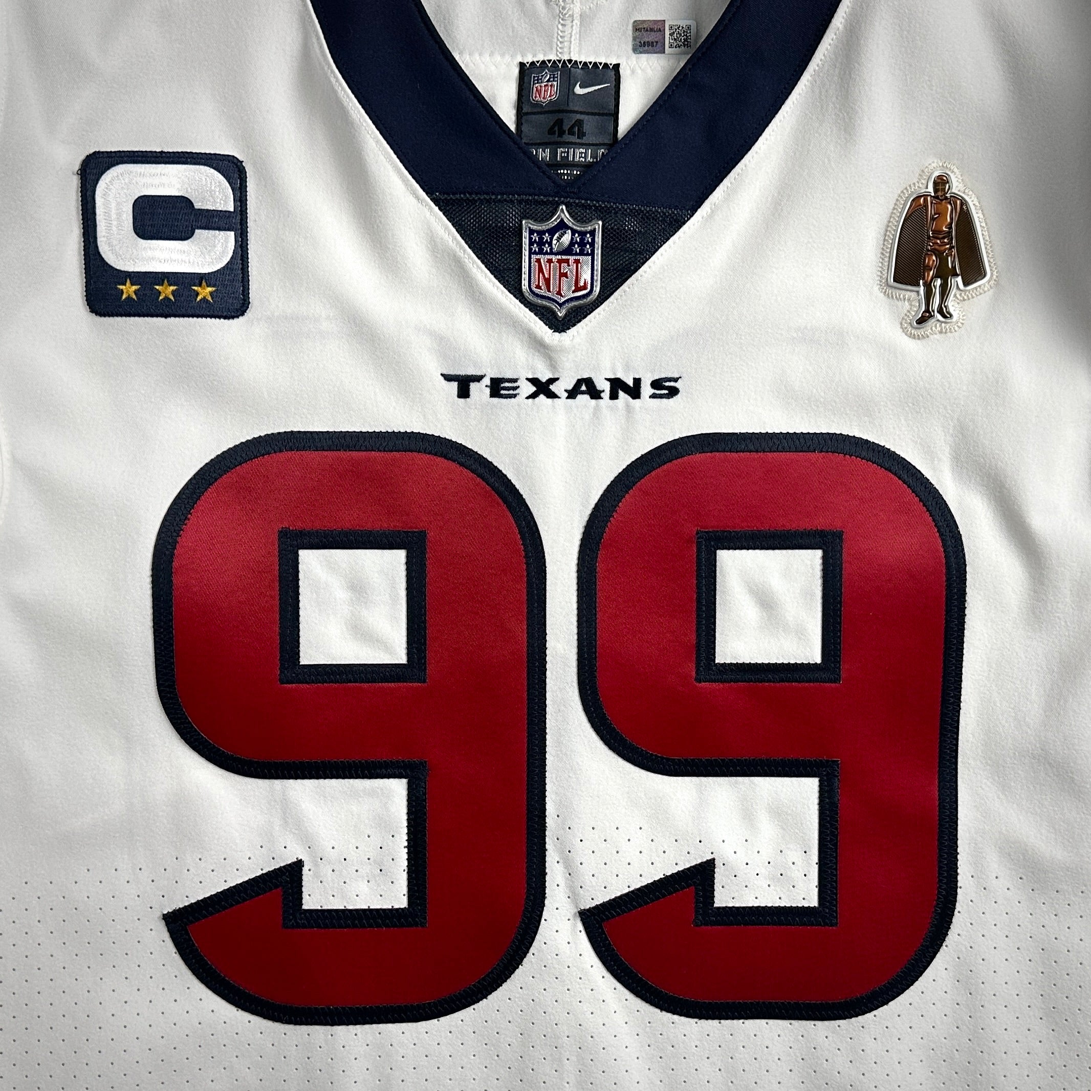 2020 Nike NFL Team Issued Game Jersey Houston Texans JJ Watt Sz. 44 LINE COA