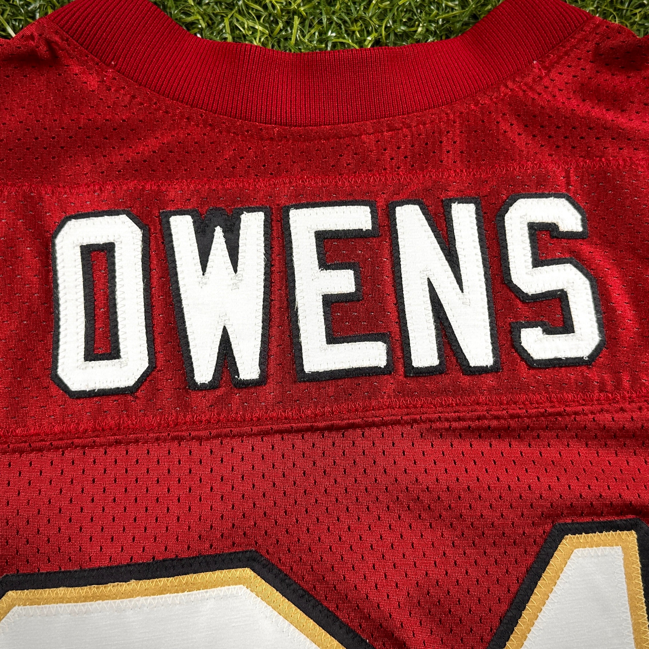 2002 Reebok NFL Authentic Jersey San Francisco 49ers Terrell Owens Sz 52 Vintage