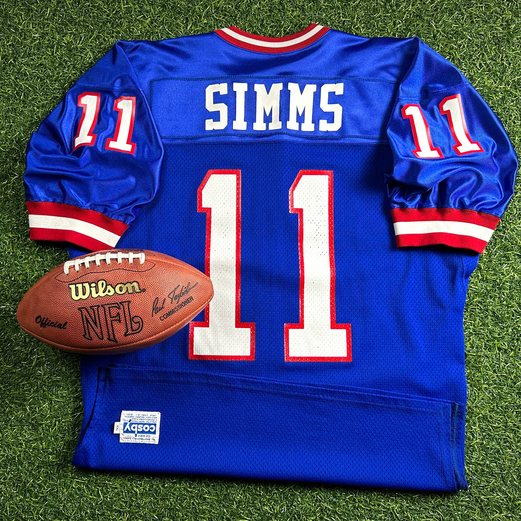 1993 Gerry Cosby NFL Pro Model Jersey New York Giants Phil Simms Sz. 2XL Ripon