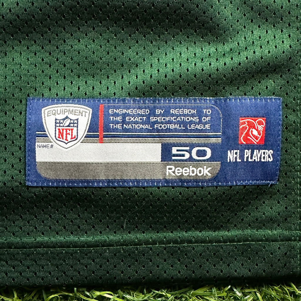 New! Reebok NFL Authentic Jersey Green Bay Packers Brett Favre Sz. 50 Vintage