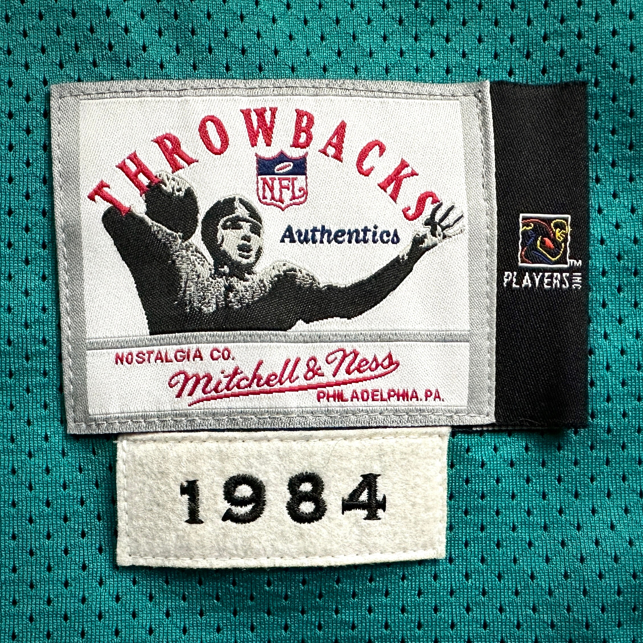 Mitchell & Ness NFL Authentic 1984 Miami Dolphins Throwback Jersey Dan Marino Sz. 48