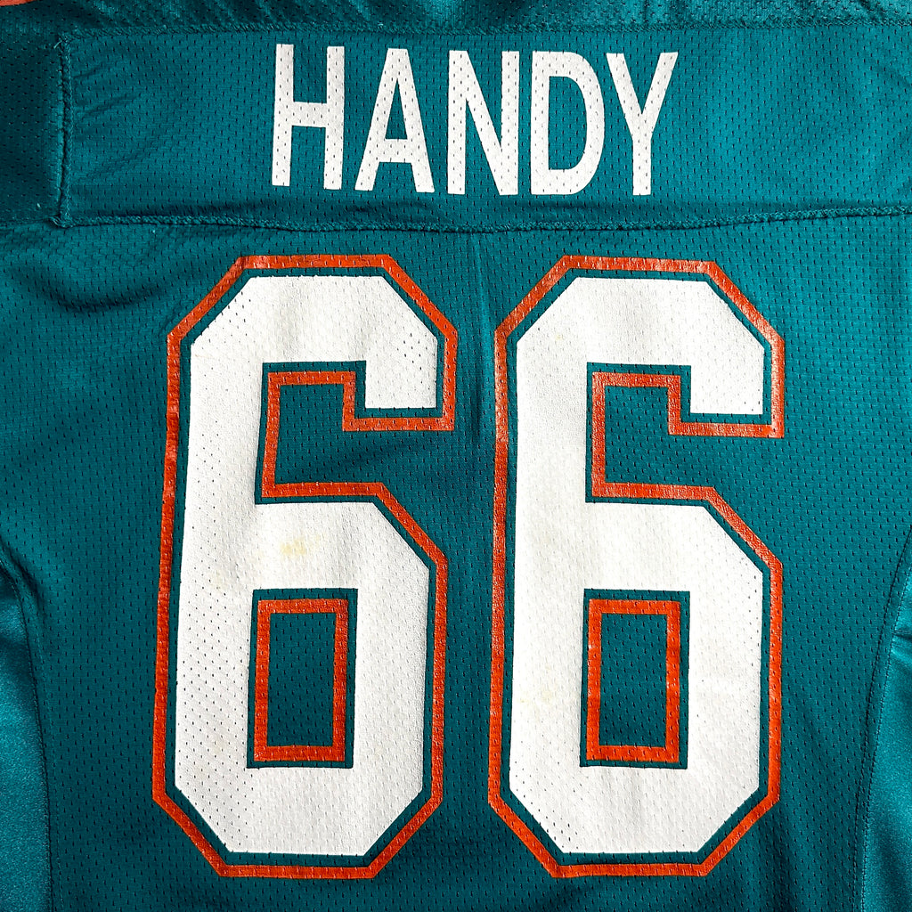 1991 Wilson NFL Game Used Worn Jersey Miami Dolphins Darren Handy Joe Robbie JR