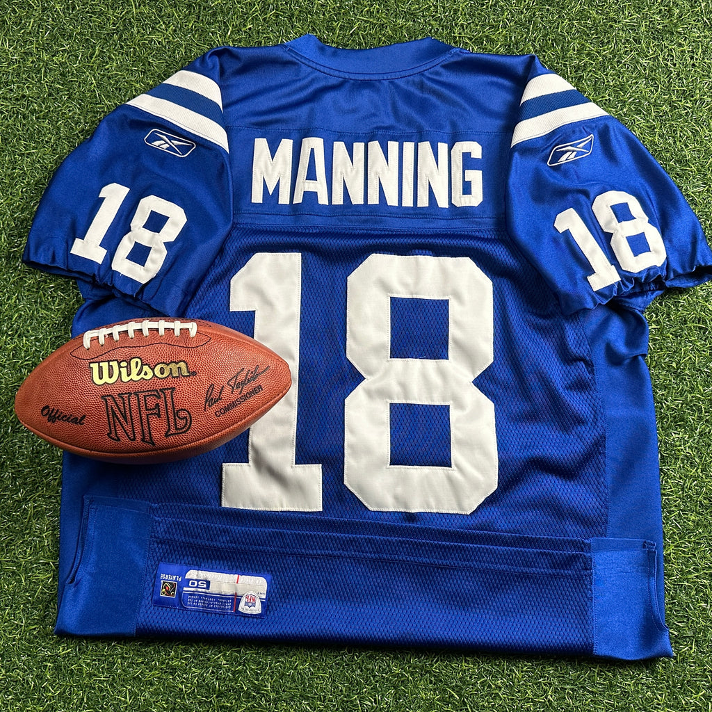 2005 Reebok NFL Authentic Jersey Indianapolis Colts Peyton Manning Sz. 50 Vintage
