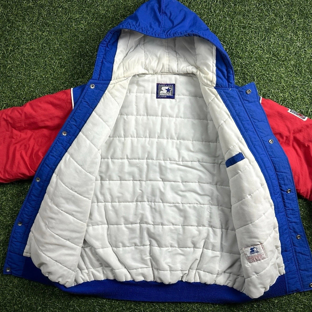 90’s Starter NFL Team Issued Sideline Jacket Buffalo Bills Sz. XL Vintage