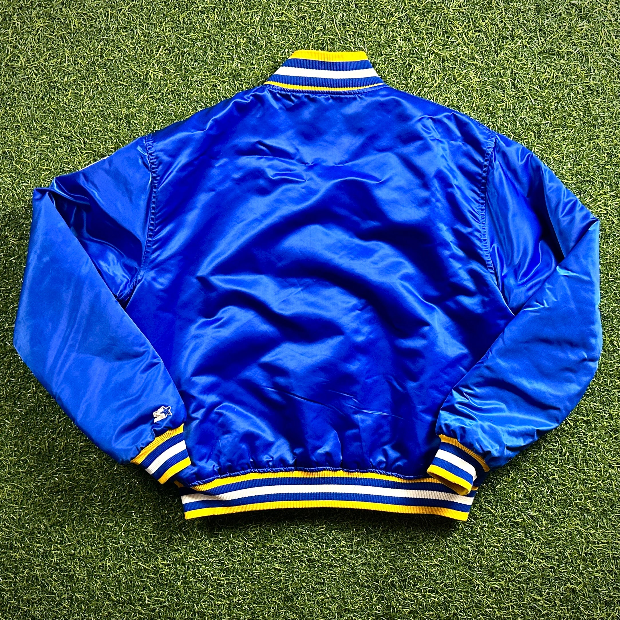1990’s Starter NHL Vintage Satin Bomber Jacket Buffalo Sabres Sz. XL (L)