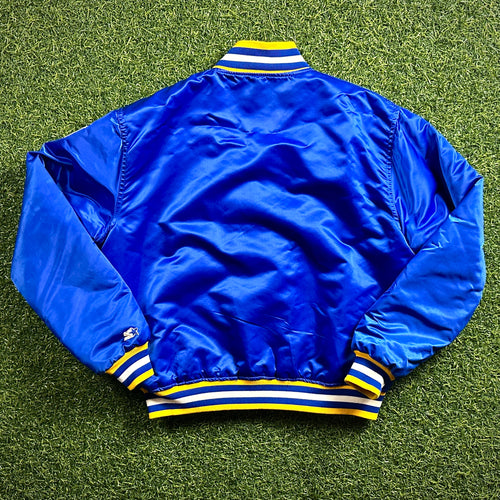 1990’s Starter NHL Vintage Satin Bomber Jacket Buffalo Sabres Sz. XL (L)