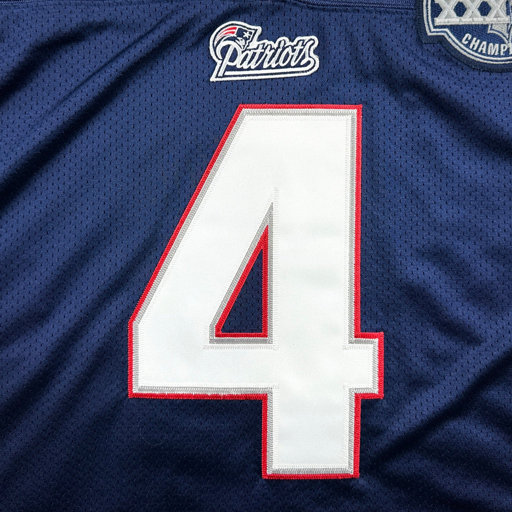 New! 2004 Reebok NFL Authentic Jersey New England Patriots Adam Vinatieri Sz. 52
