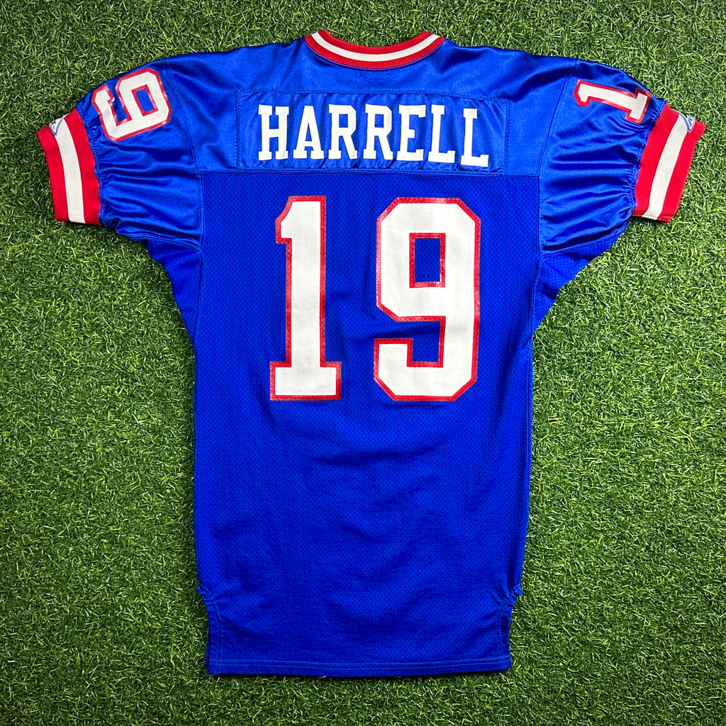 1994 Apex NFL Game Used Worn Jersey New York Giants Greg “Flea” Harrell Sz. 44