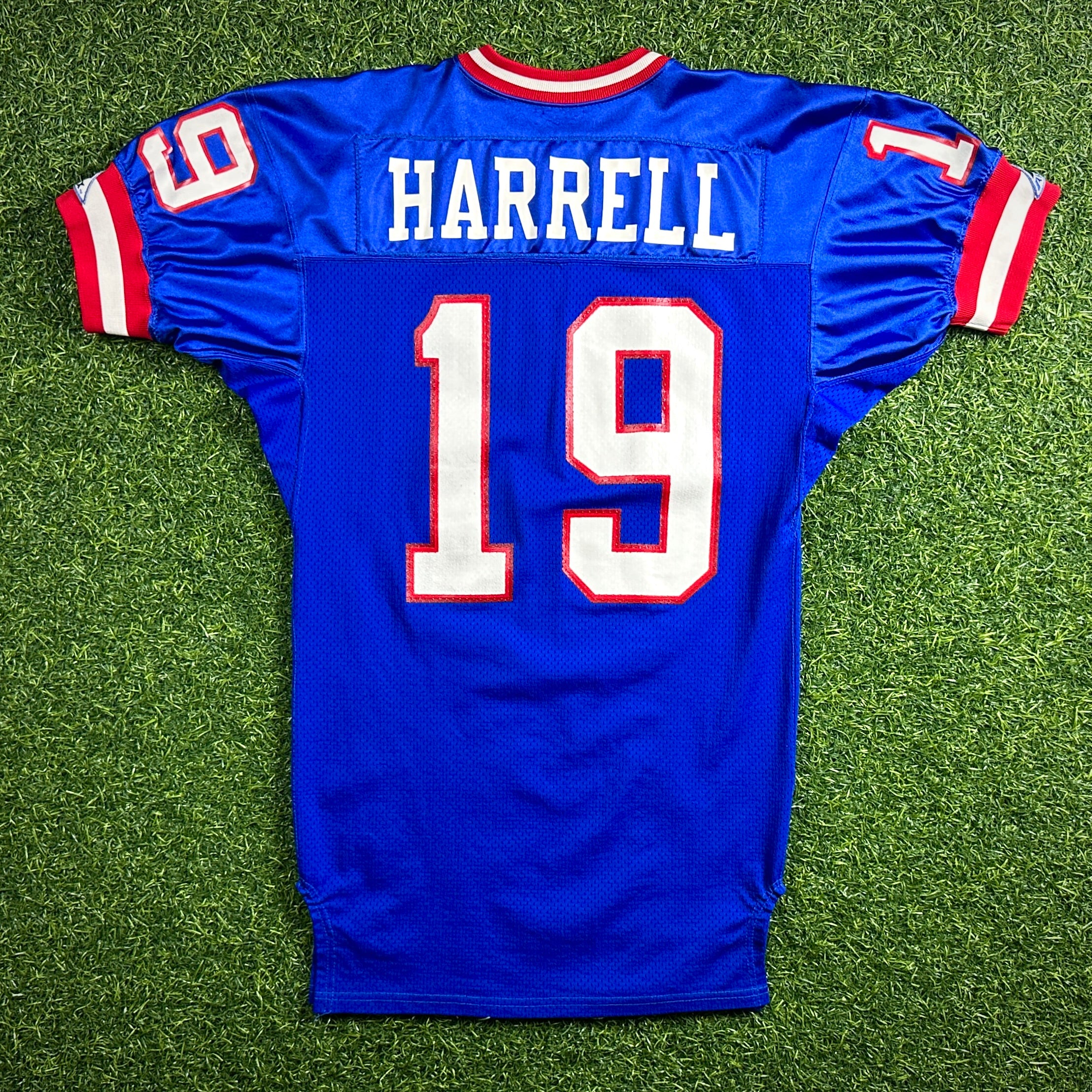 1994 Apex NFL Game Used Worn Jersey New York Giants Greg “Flea” Harrell Sz. 44