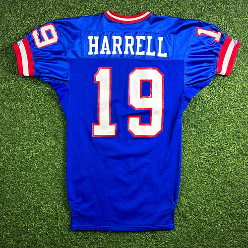 1994 Apex NFL Game Used Worn Jersey New York Giants Greg “Flea” Harrell Sz. 44