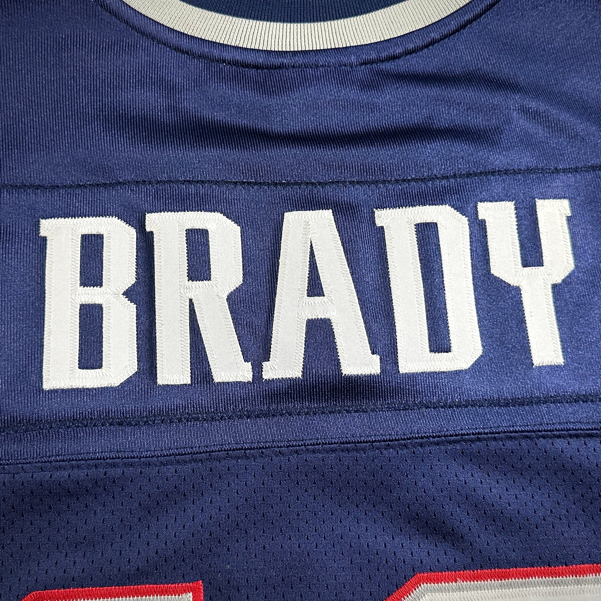 2004 Reebok NFL Authentic Jersey New England Patriots Tom Brady Sz 52 Super Bowl
