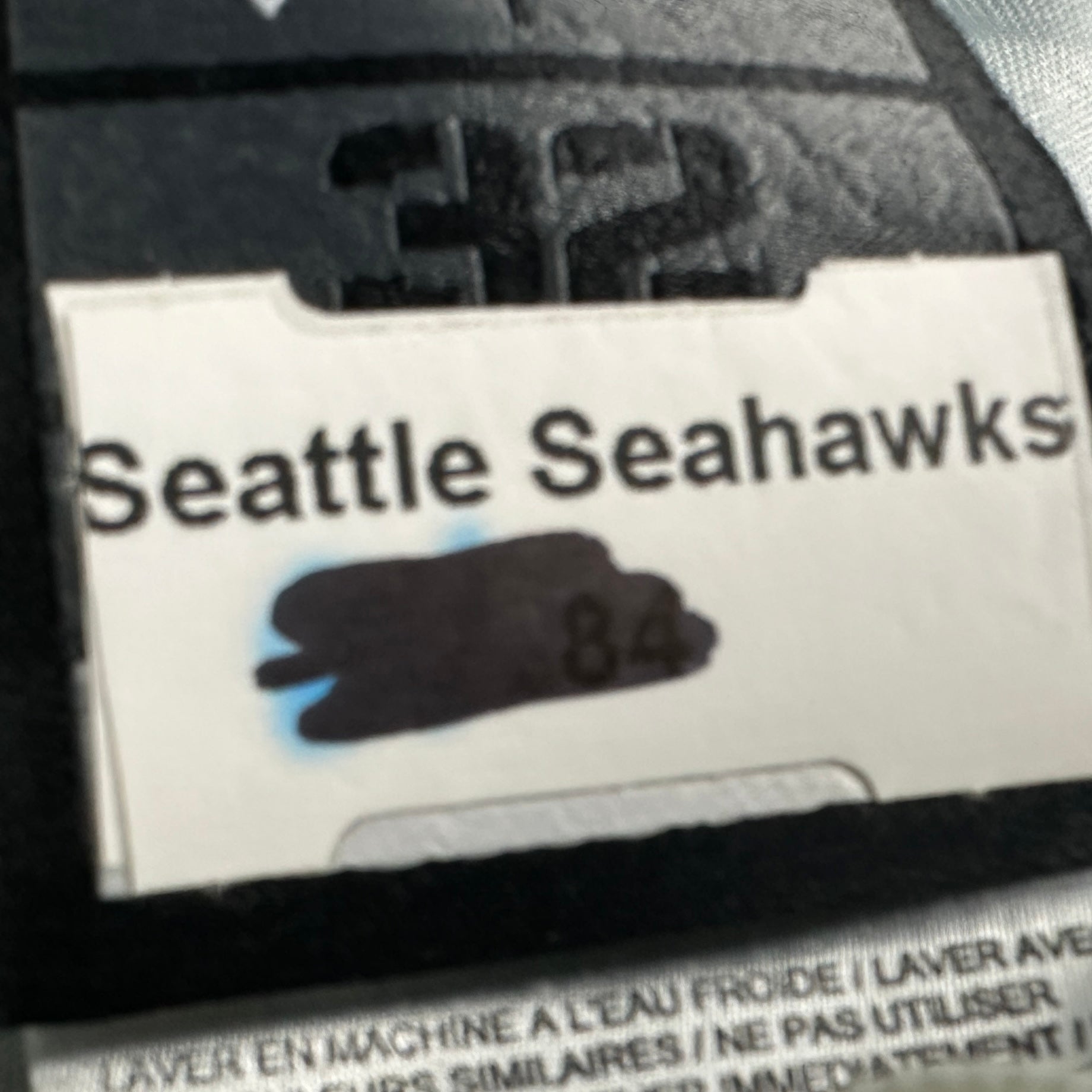 2015 Nike NFL Game Used Pants Seattle Seahawks Cooper Helfet #84 Sz. 32 Socks