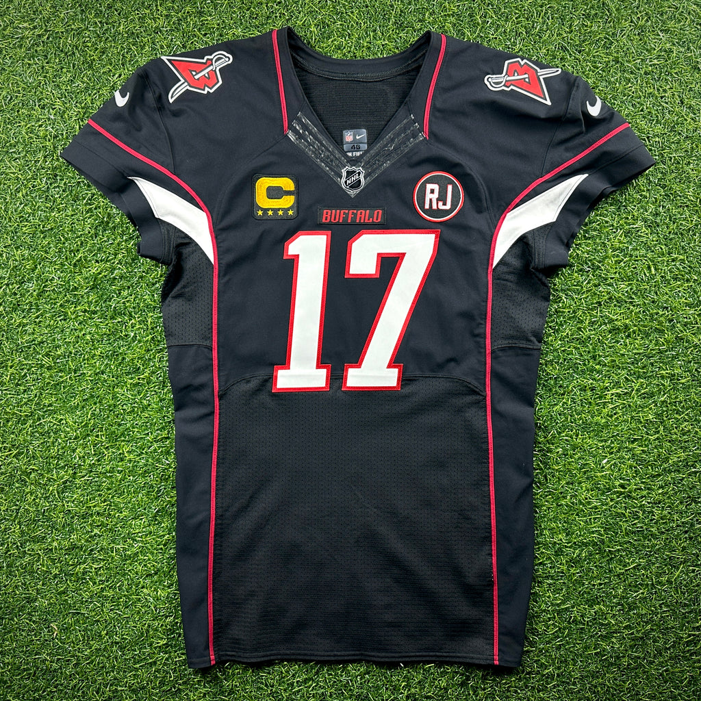Nike NFL X NHL Team-Issued Game Jersey Buffalo Bills Sabres Josh Allen Sz. 46 Q-BK