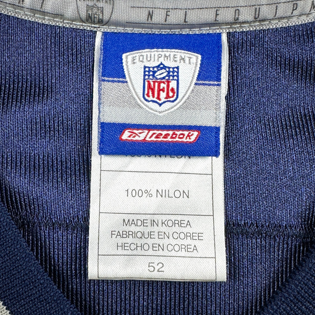 2003 Reebok NFL Authentic Jersey New England Patriots Tom Brady Sz. 52 Super Bowl XXXVIII