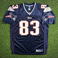 2010 Reebok NFL Authentic Jersey New England Patriots Wes Welker Sz. 50 Vintage