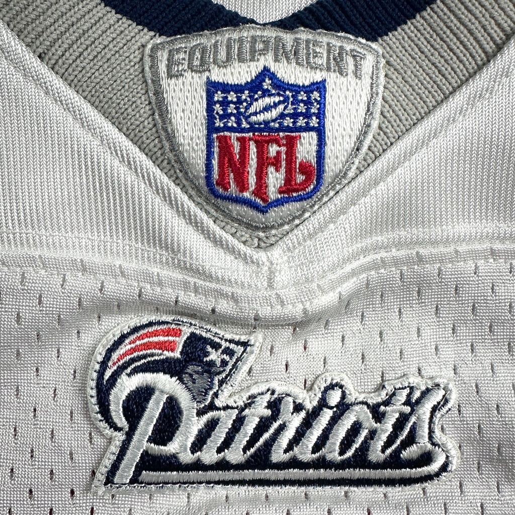2002 Reebok NFL Authentic Jersey New England Patriots Adam Vinatieri Sz. 54 HOF