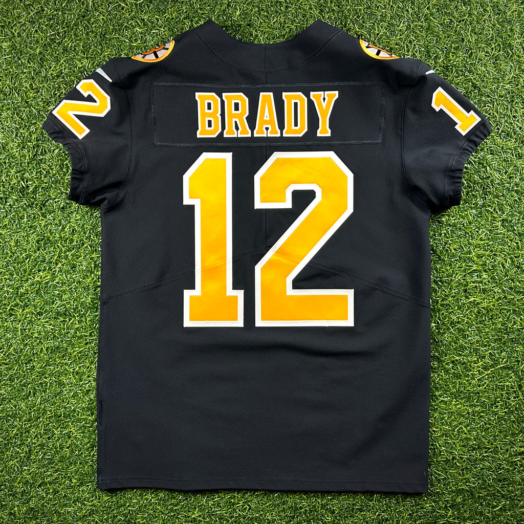 New! Nike NFL X NHL Vapor Elite Authentic Jersey Boston Bruins New England Patriots Tom Brady Sz. 44 Mashup
