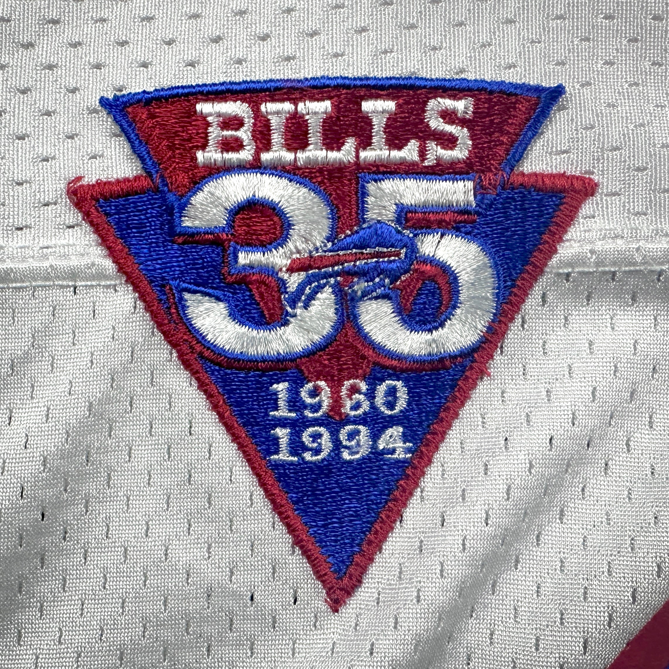 1994 Ripon Athletic NFL Authentic Jersey Buffalo Bills White Jim Kelly Sz. 44 (L)