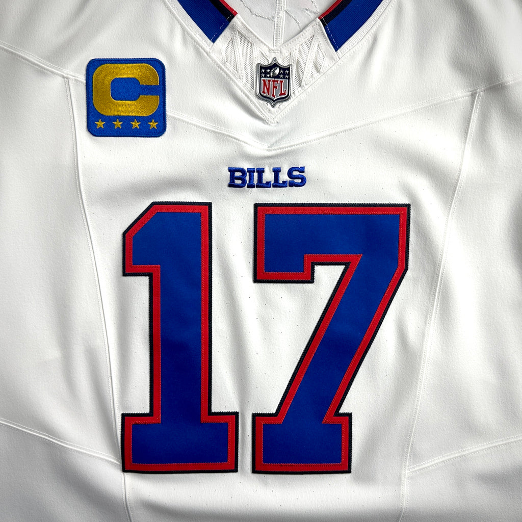 New! 2025 Nike NFL Vapor FUSE Elite Authentic Jersey Buffalo Bills Josh Allen Sz. 48 White Road