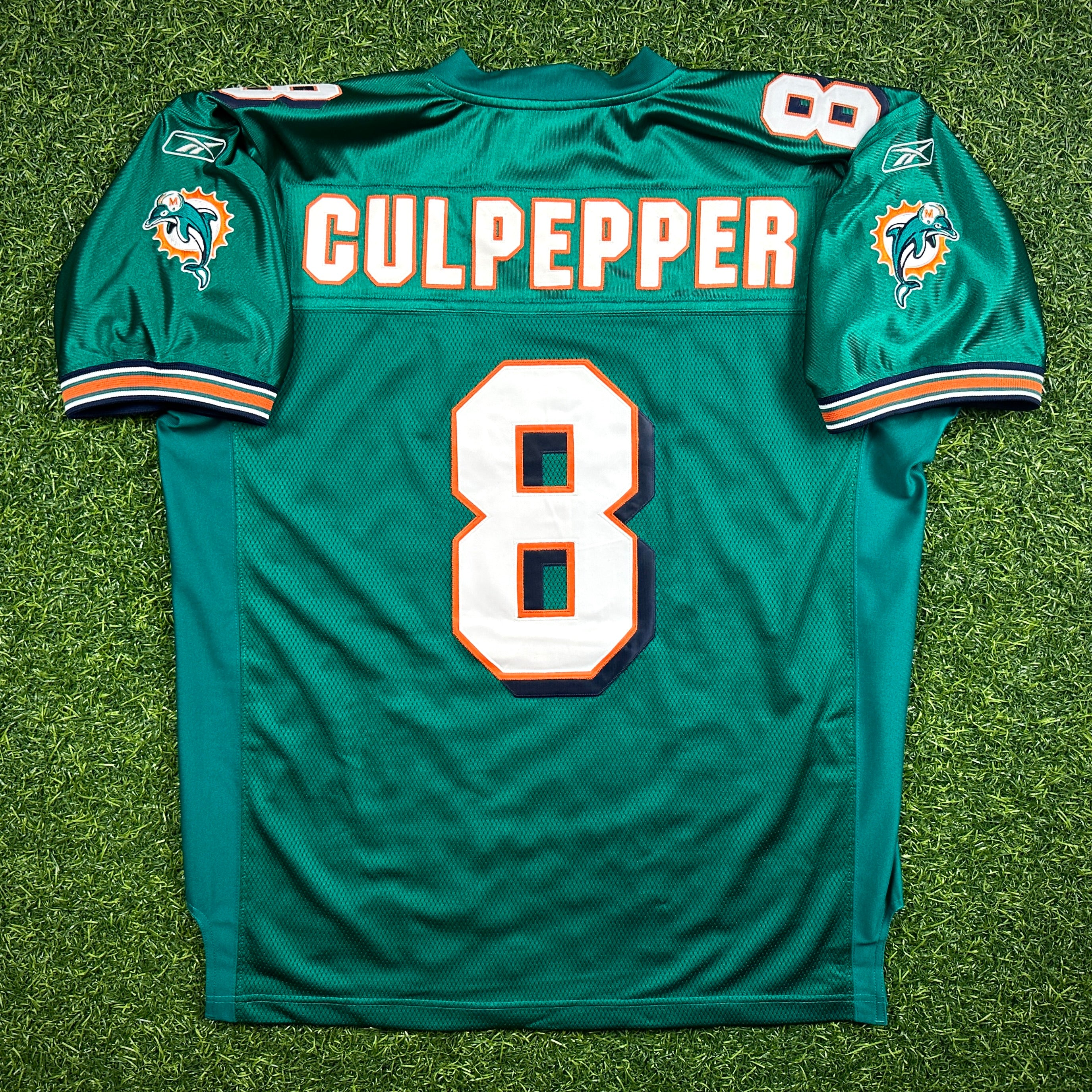 New! 2006 Reebok NFL Authentic Jersey Miami Dolphins Daunte Culpepper Sz. 48 NWT