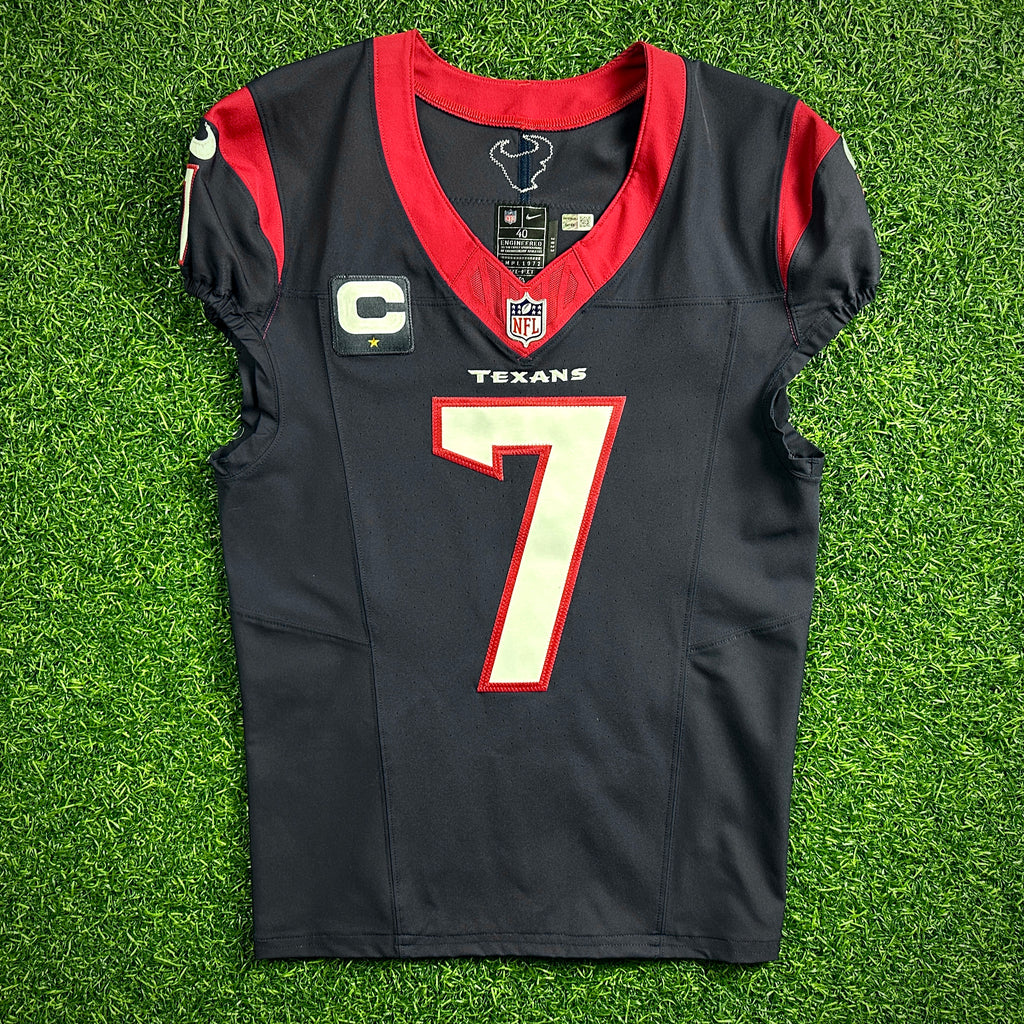 2023 Nike NFL Team Issued Game Jersey Blue Houston Texans CJ Stroud Rookie Sz. 40 COA